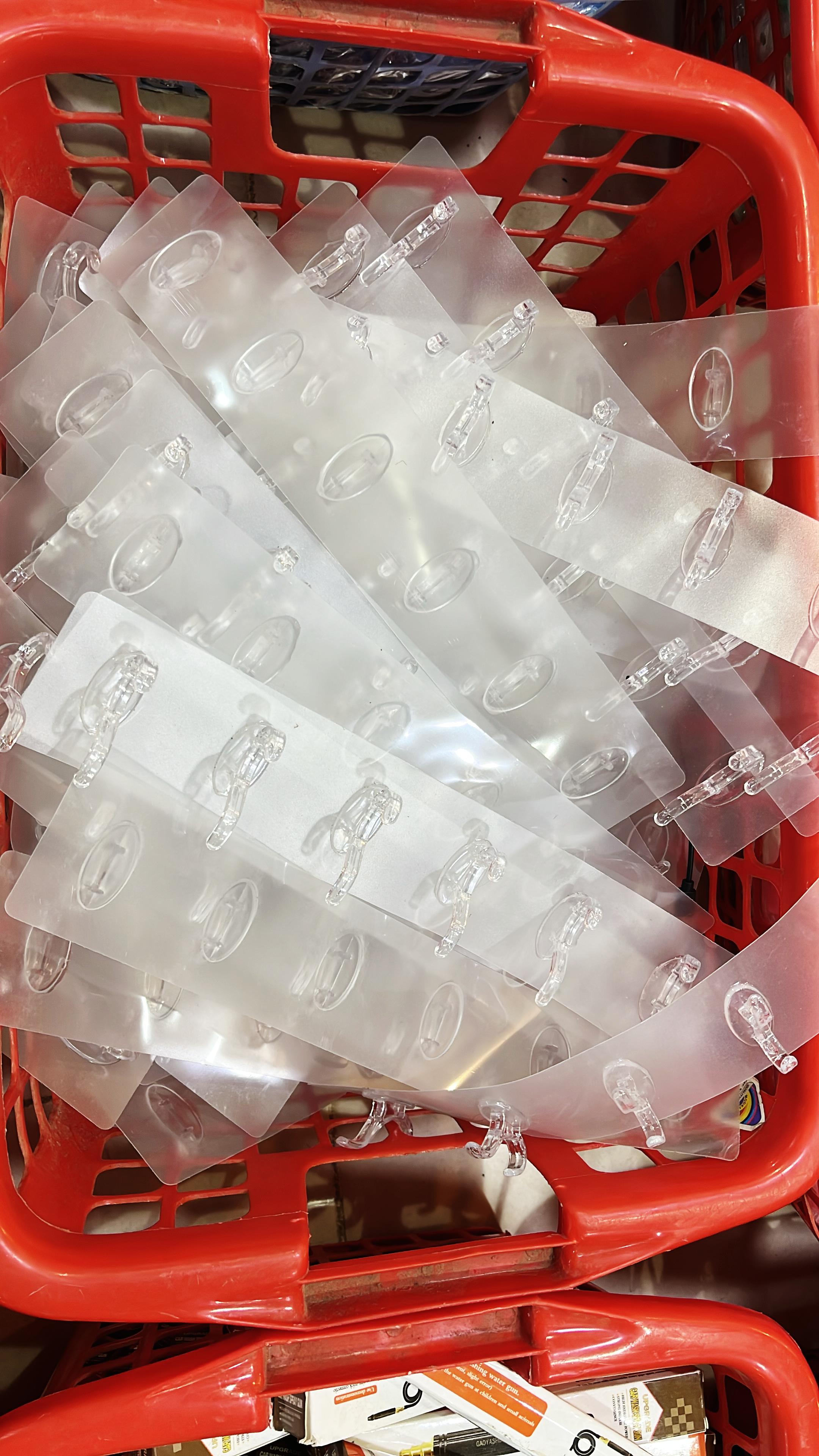 Heavy Duty Transparent Adhesive Hooks โ Waterproof Wall Hanger