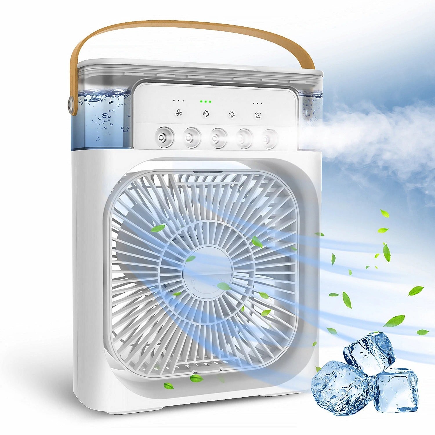 Instant Cooling Mini Air Cooler Portable USB Rechargeable Cooling Fan
