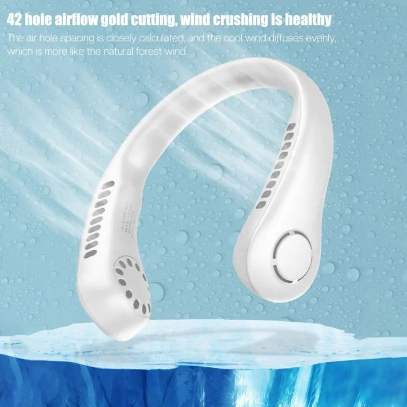 Mini Neck Bladeless Rechargeable Cooling Fan