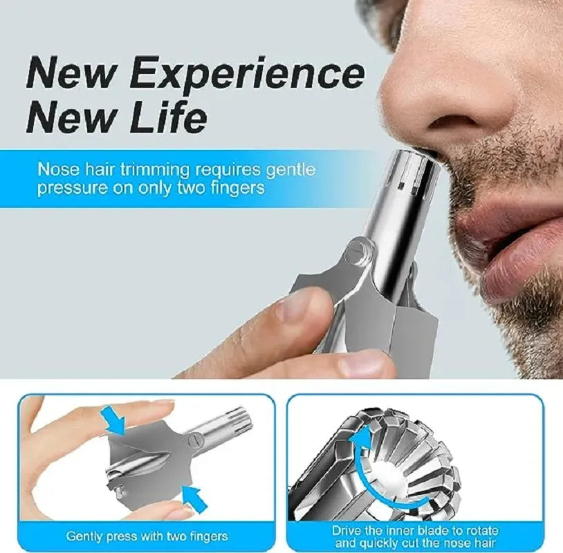 Mini Portable Nose Hair Trimmer – Precision Grooming