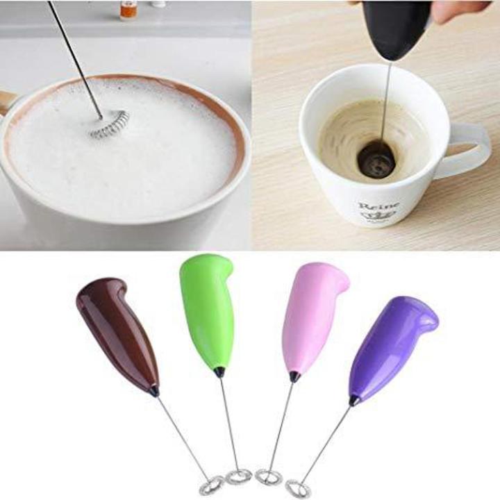 Electric Coffee & Milk Frother โ Mini Handheld Egg Beater