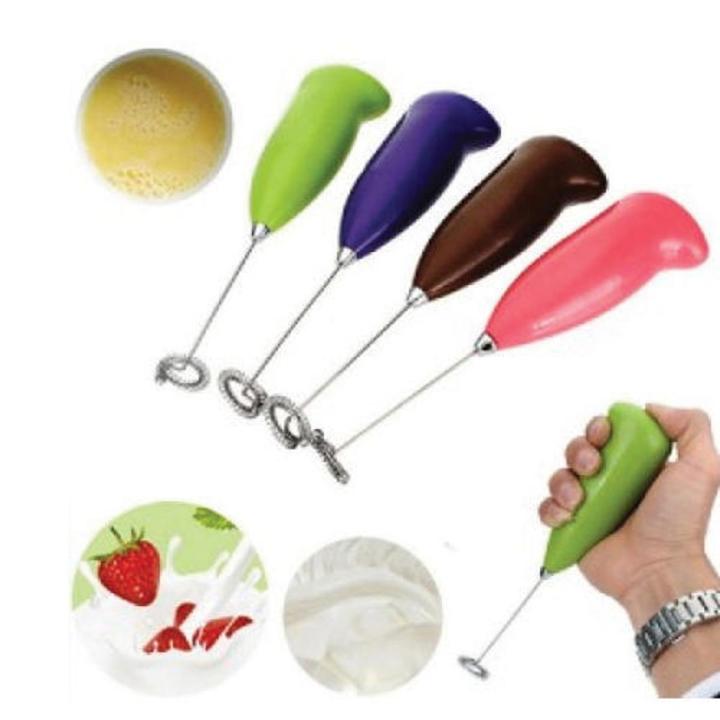 Electric Coffee & Milk Frother – Mini Handheld Egg Beater