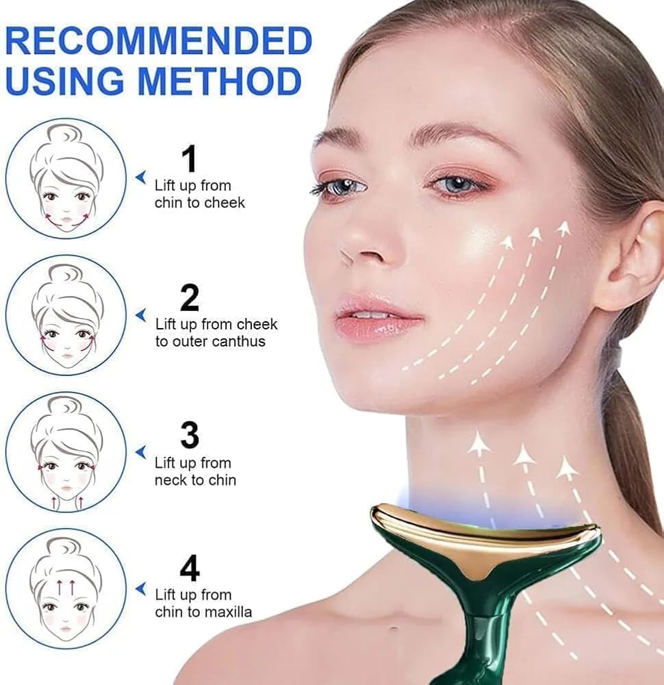 3-in-1 Face Lift Massager Wand – Skin Tightening & Glow Tool