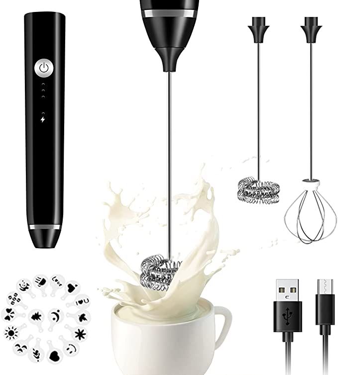 Rechargeable Coffee Beater – Instant Milk Frother & Cream Whisk