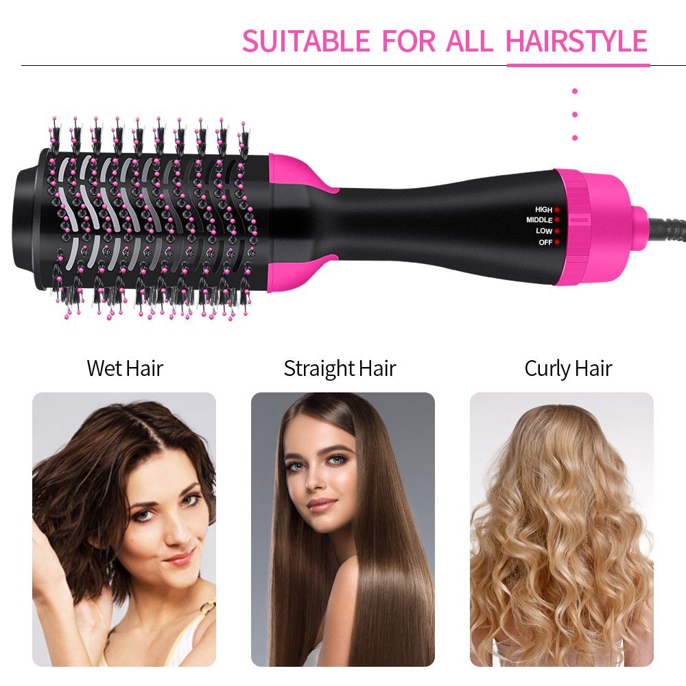 One Step Hot Air Brush – Hair Dryer & Straightener
