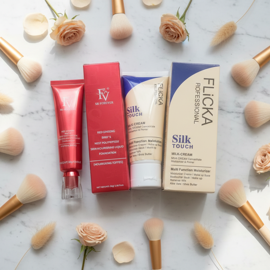 Flicka 2-In-1 Primer Foundation Makeup Deal