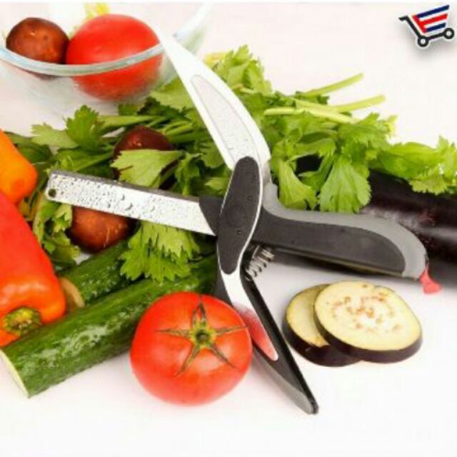 2-in-1 Clever Cutter Scissor – Multi-Purpose Kitchen Cutting Tool