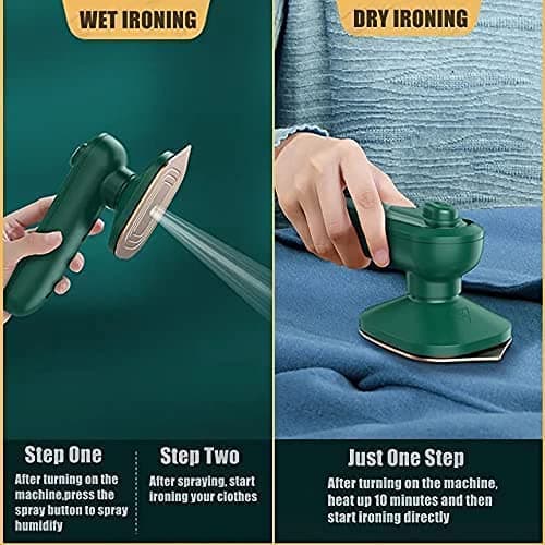 Portable Steam Iron – Quick Wrinkle Remover