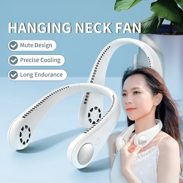 Mini Neck Bladeless Rechargeable Cooling Fan