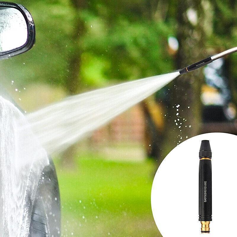 High-Pressure Metal Water Gun Nozzle | Powerful Hose Sprayer for Car, Bike & Home Cleaning
